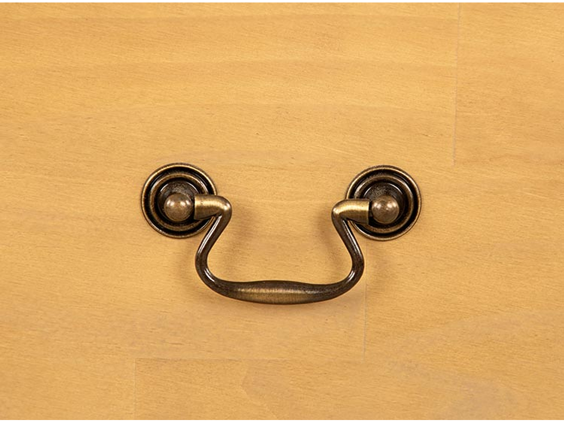 VELADOR CIC MIRO MADERA 2 CAJONES MOSTAZA 4