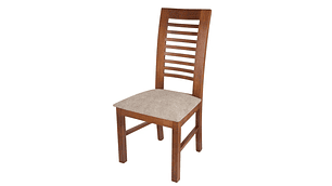 SILLAS ARTHOME LUCIANA MADERA PACK 8 MIEL TAPIZ CAFÉ JASPEADO