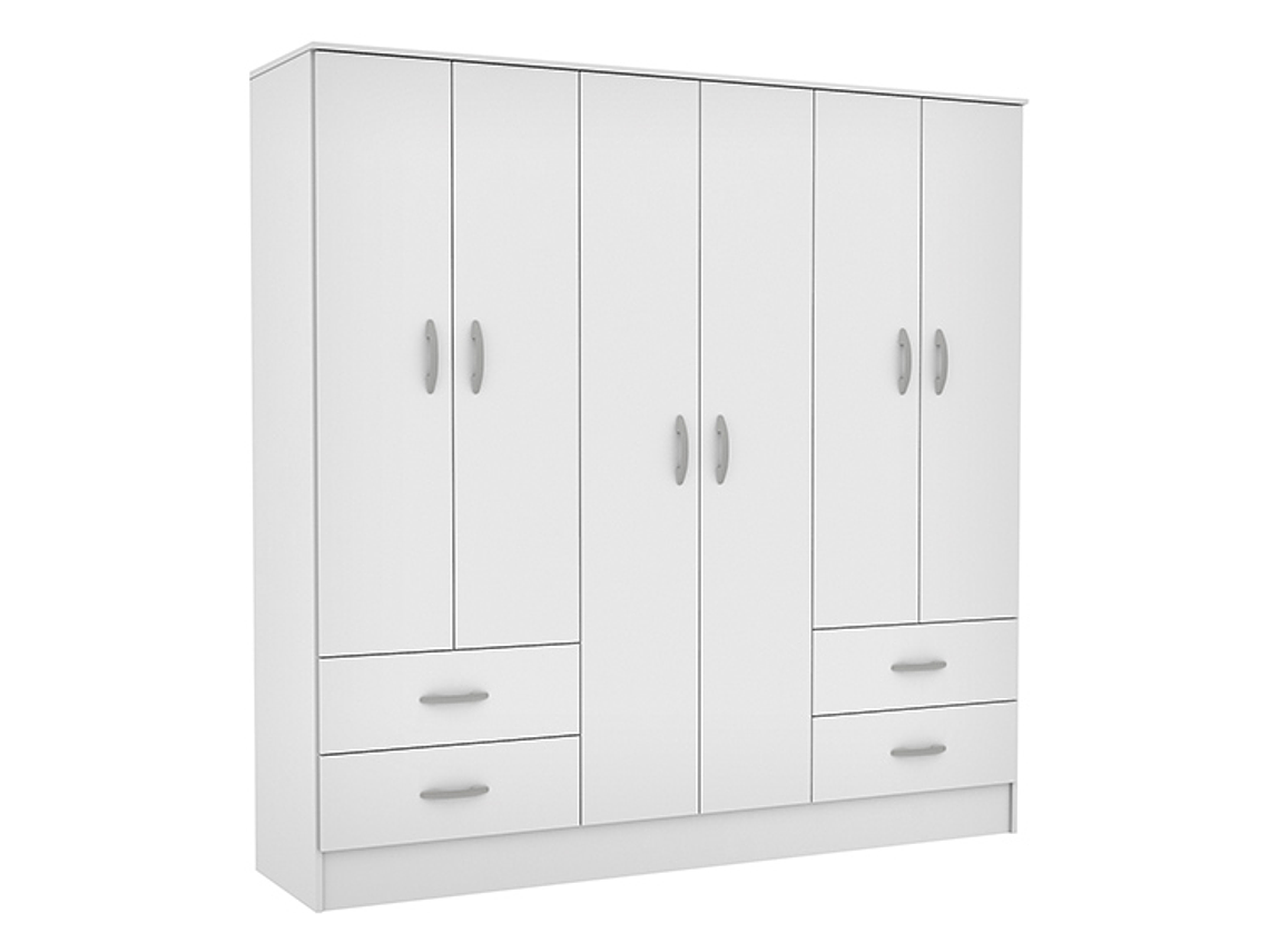 CLOSET CIC MAIPO BLANCO 6P 4C 1