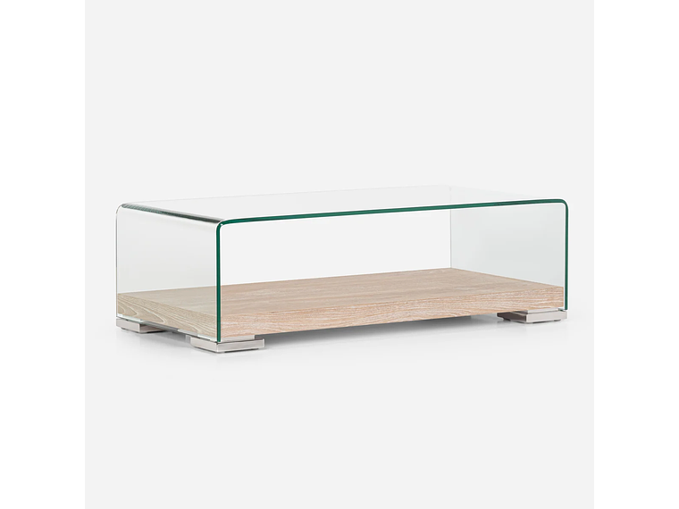 MESA CENTRO ROSEN ATLANTA RECTANGULAR VIDRIO 1