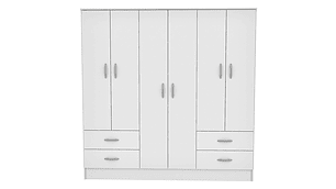 CLOSET CIC MAIPO BLANCO 6P 4C