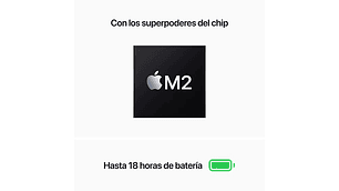 MACBOOK AIR M2 (CPU 8NUC Y GPU 8NUC) 8 GB RAM 256 GB SSD 13.6