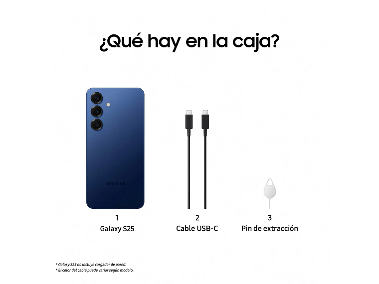 SAMSUNG GALAXY S25 256G AZUL MARINO 5