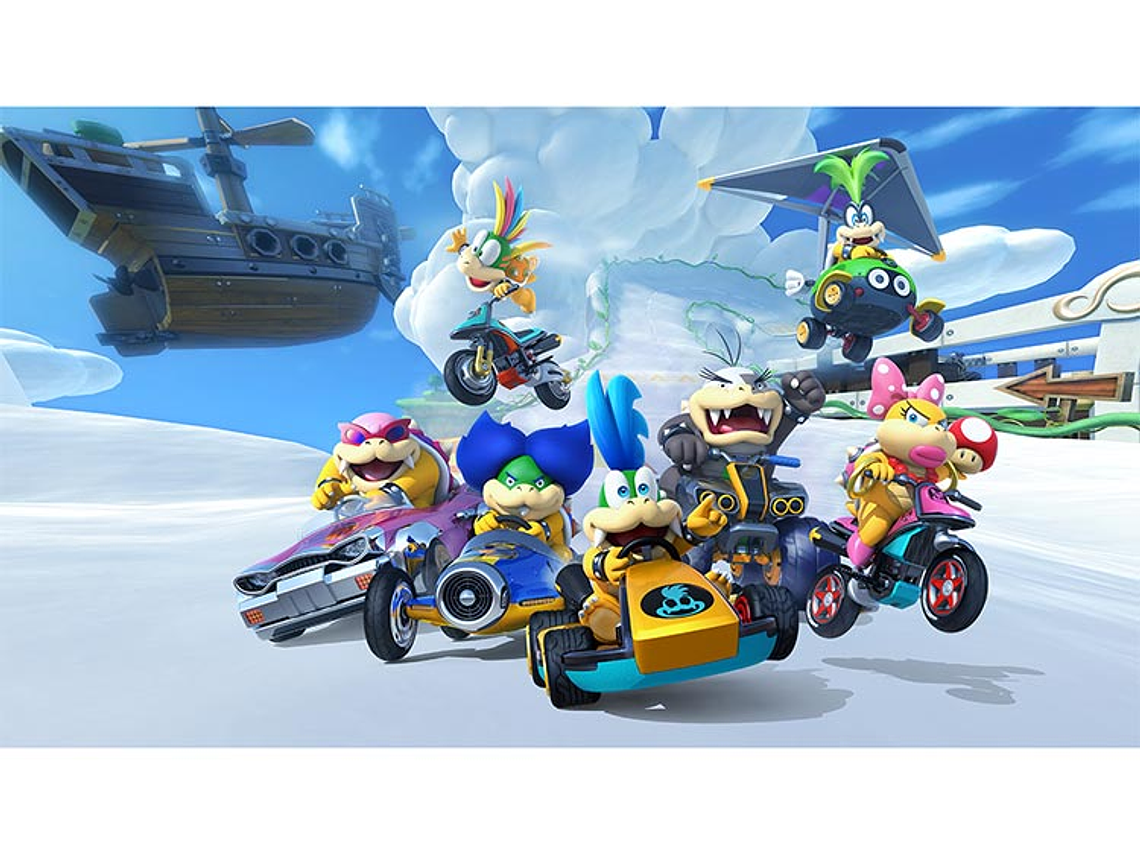 NINTENDO SWITCH 2024 OLED + JUEGO MARIO KART 8 5