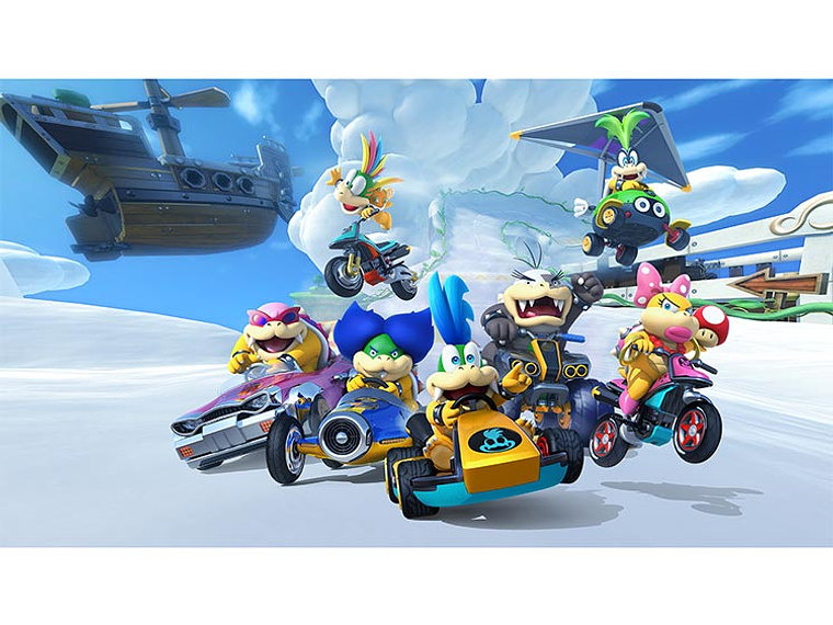 NINTENDO SWITCH 2024 OLED + JUEGO MARIO KART 8 5