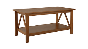 MESA DE CENTRO EXIT MARROCO NATURAL CAFÉ 111 X 51.5 CM