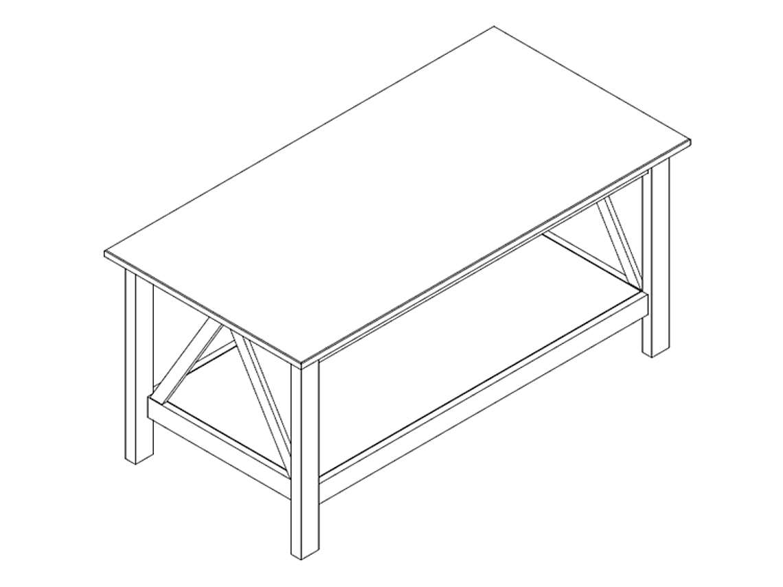MESA DE CENTRO EXIT MARROCO NATURAL CAFÉ 111 X 51.5 CM 3