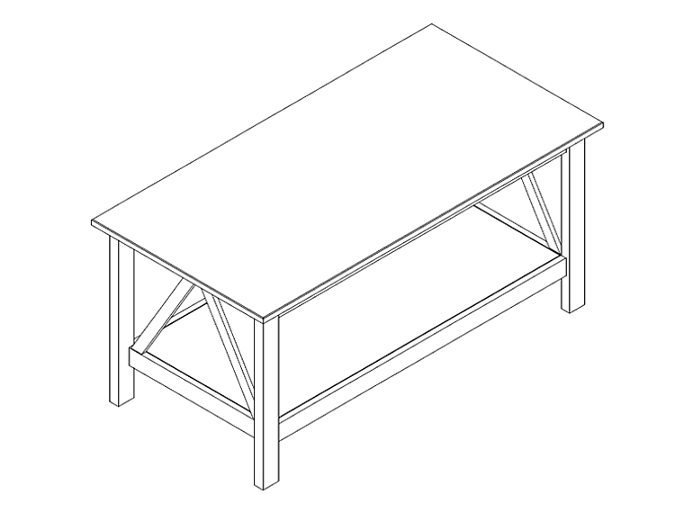 MESA DE CENTRO EXIT MARROCO NATURAL CAFÉ 111 X 51.5 CM 3