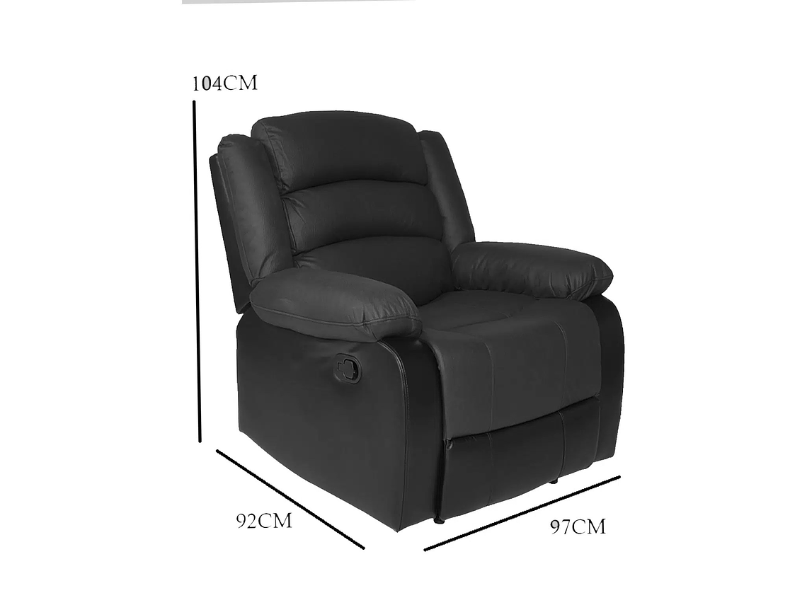 BERGERE VYS SPA VENOM 1 CUERPO ACERO GRAFITO RECLINABLE 6