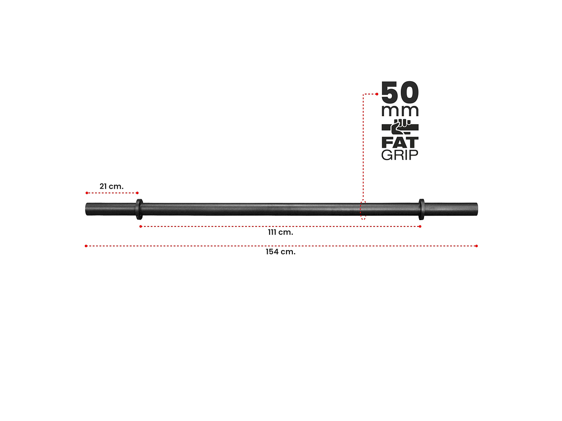Barra Olímpica Fat | HWM 3