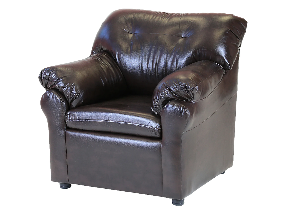 LIVING MUEBLES AMÉRICA 211 CUERO CAFÉ MORO 3