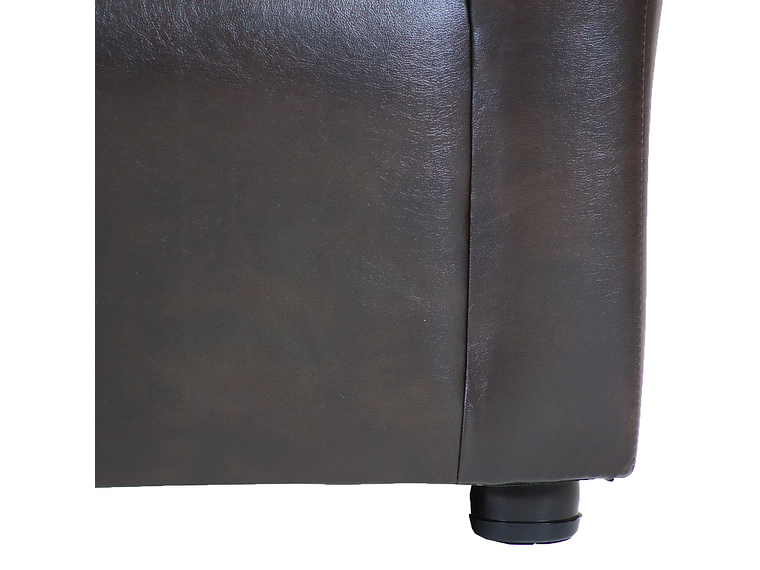 LIVING MUEBLES AMÉRICA 211 CUERO CAFÉ MORO 4