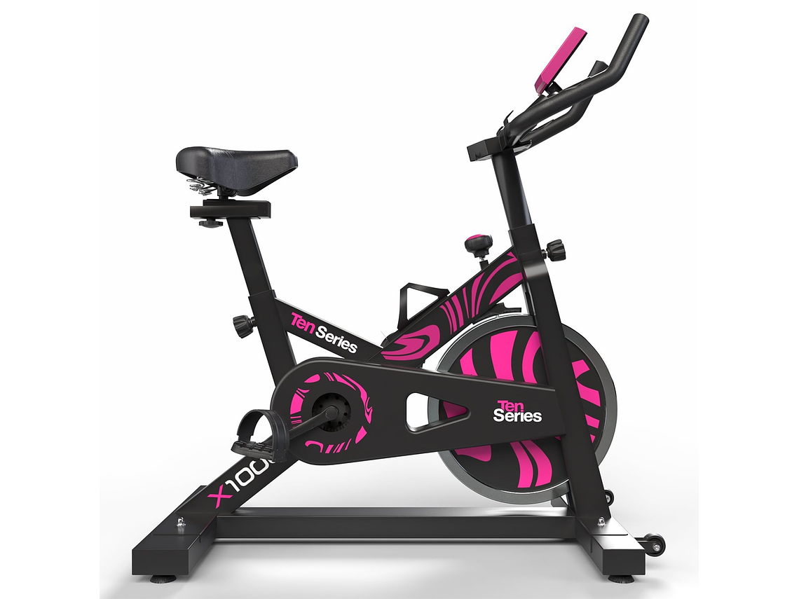 BICICLETA SPINNING X1000PINK TEN SERIES 1