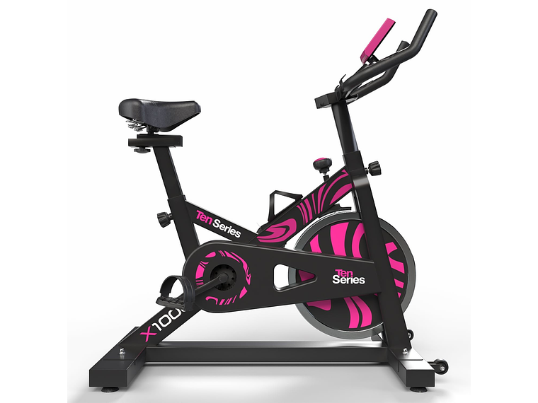 BICICLETA SPINNING X1000PINK TEN SERIES 1