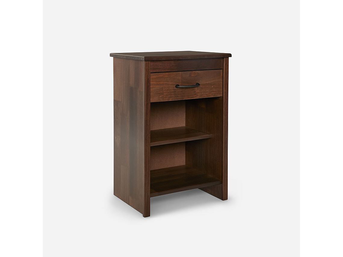 CAMA EUROPEA NEO PLUS KING+RESPALDO N BENNET NATURAL+VELADOR 4