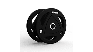 Par Discos Olímpicos Grip Rubber 20kg | PROmachine