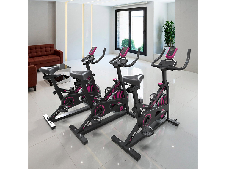 BICICLETA SPINNING X1000PINK TEN SERIES 6