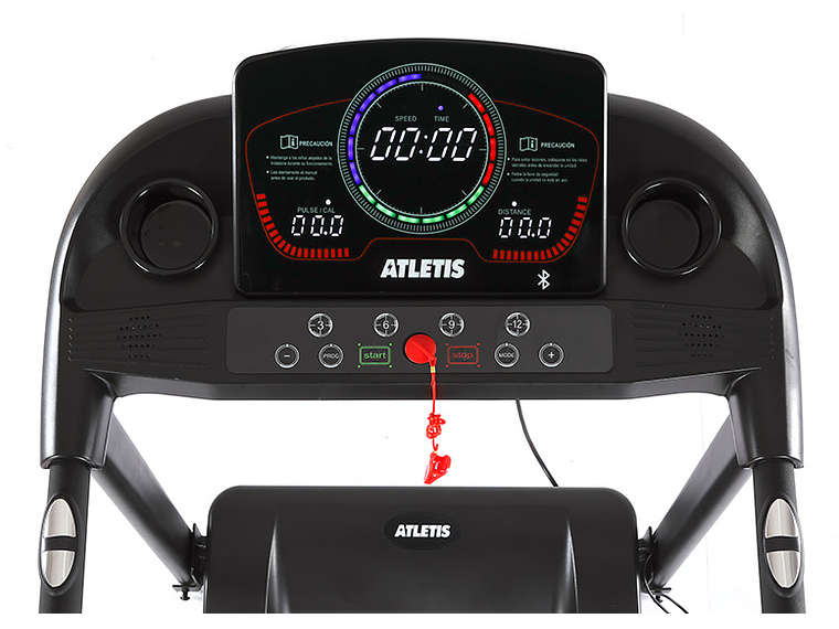 TROTADORA ATLETIS 1638450 14KM/H APEX V 2.0HP PLEGABLE BLUETOOTH NEGRO 8