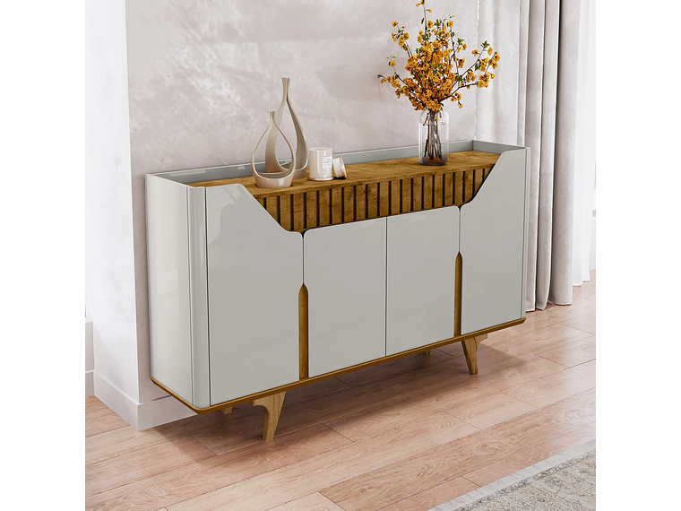 APARADOR BUFFET TAMISA BLANCO INVIERNO NATURAL 5