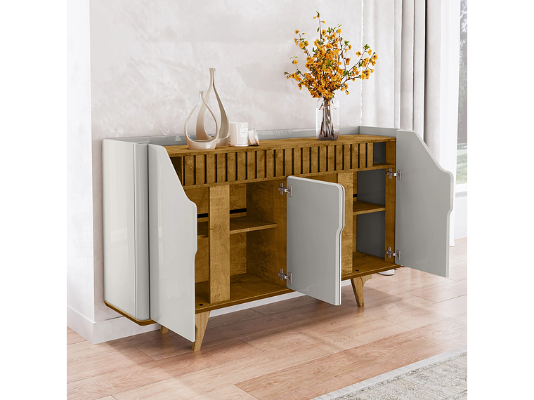 APARADOR BUFFET TAMISA BLANCO INVIERNO NATURAL 6