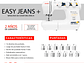 MAQUINA DE COSER JANOME EASY JEANS + - Miniatura 3