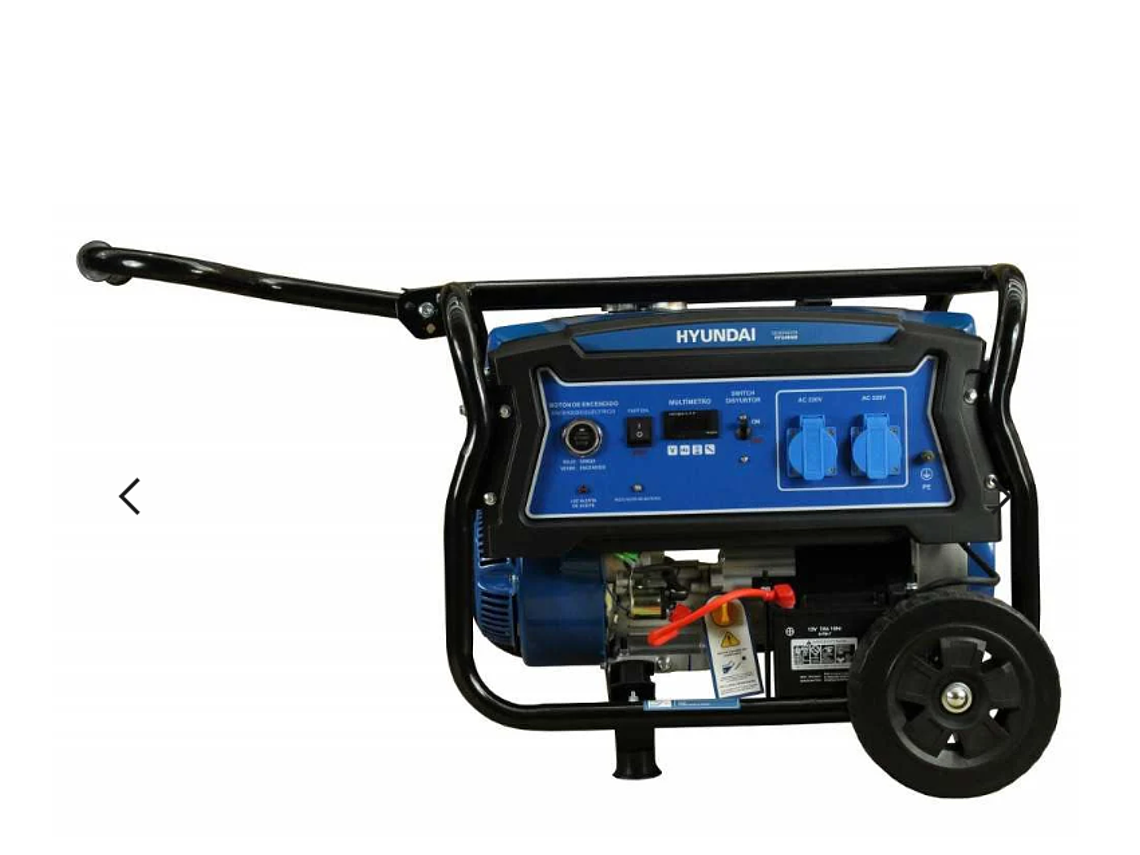 GENERADOR HYUNDAI GASOLINA 3,2/3,5KW P/ELECTRICA ABIERTO 2