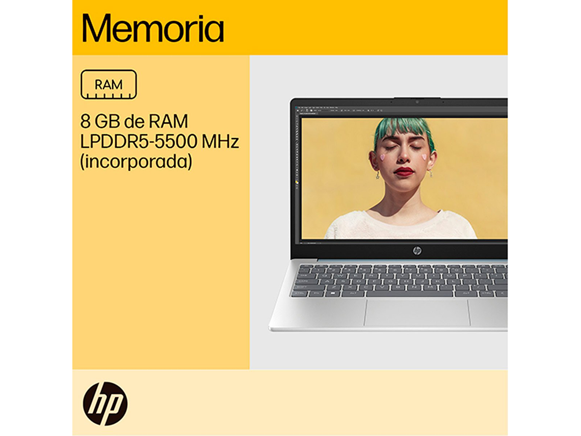 NOTEBOOK HP 14-EM0017LA AMD RYZEN 5 8GB RAM 512GB SSD 14” 3