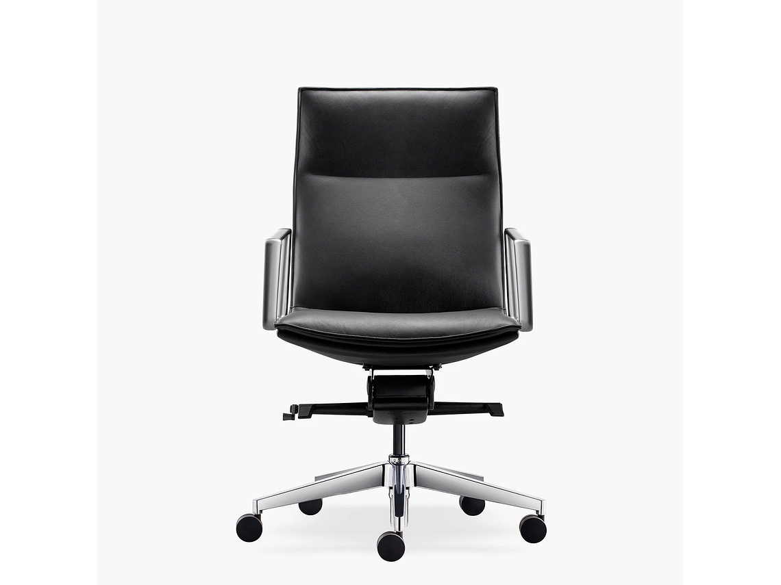 SILLA OFICINA ALEK MEDIA NEGRO FORM 1