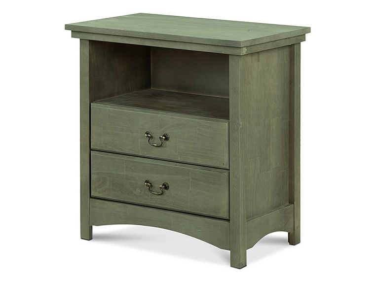 VELADOR CIC INDO MADERA 2 CAJONES OLIVA 2