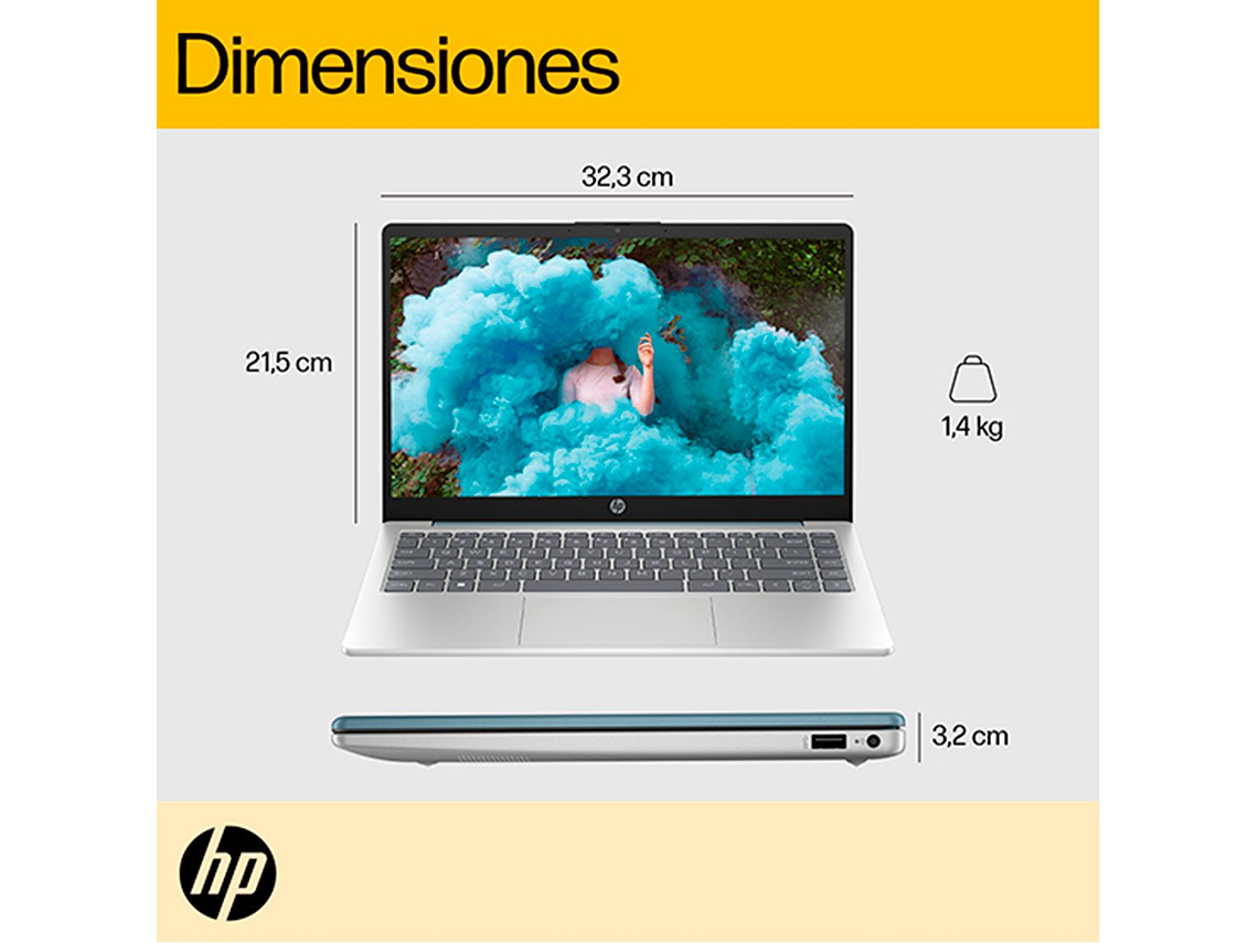 NOTEBOOK HP 14-EM0017LA AMD RYZEN 5 8GB RAM 512GB SSD 14” 6