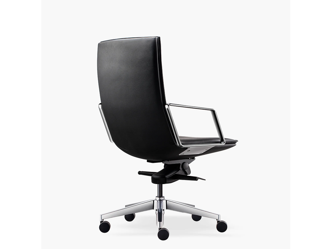 SILLA OFICINA ALEK MEDIA NEGRO FORM 3