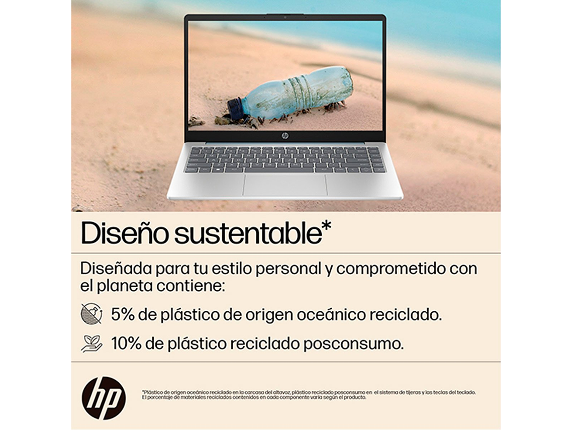 NOTEBOOK HP 14-EM0017LA AMD RYZEN 5 8GB RAM 512GB SSD 14” 8