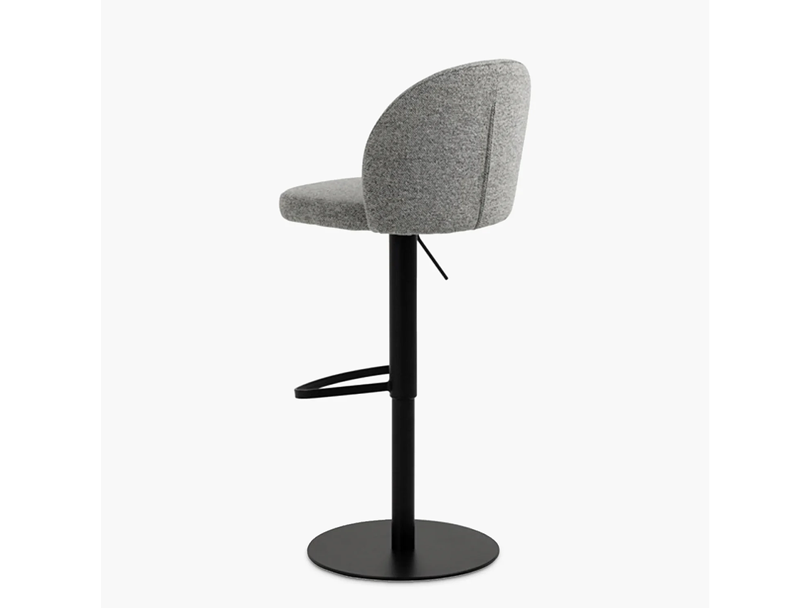 TABURETE TAPIZ PASCALE GRIS FORM 3