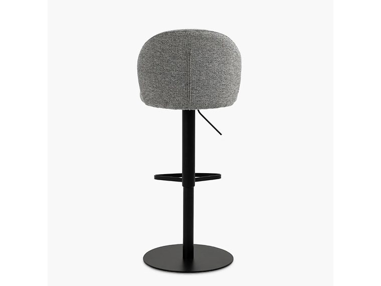 TABURETE TAPIZ PASCALE GRIS FORM 4