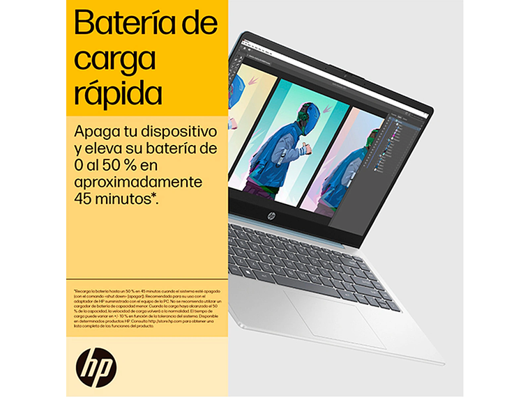 NOTEBOOK HP 14-EM0017LA AMD RYZEN 5 8GB RAM 512GB SSD 14” 9