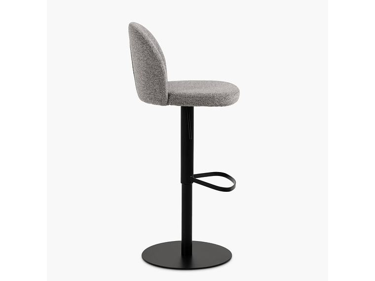 TABURETE TAPIZ PASCALE GRIS FORM 6