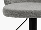 TABURETE TAPIZ PASCALE GRIS FORM - Miniatura 9