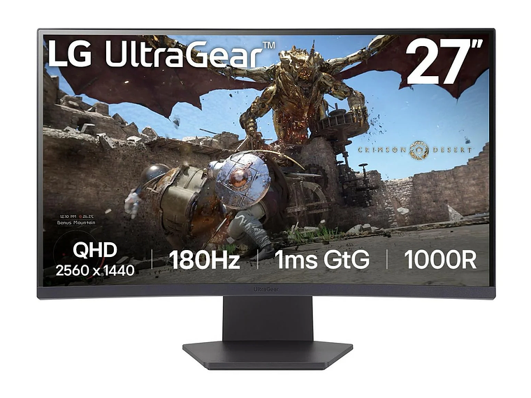 MONITOR GAMER CURVO LG ULTRAGEAR 27GS60QC QHD 27' 8