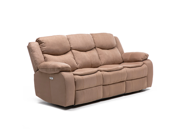 SILLÓN VYS SPA ELECTRAMOCHA 3 CUERPOS ACERO ARENA ELECTRA MOCHA ELECTRICO + USB CELULAR 3
