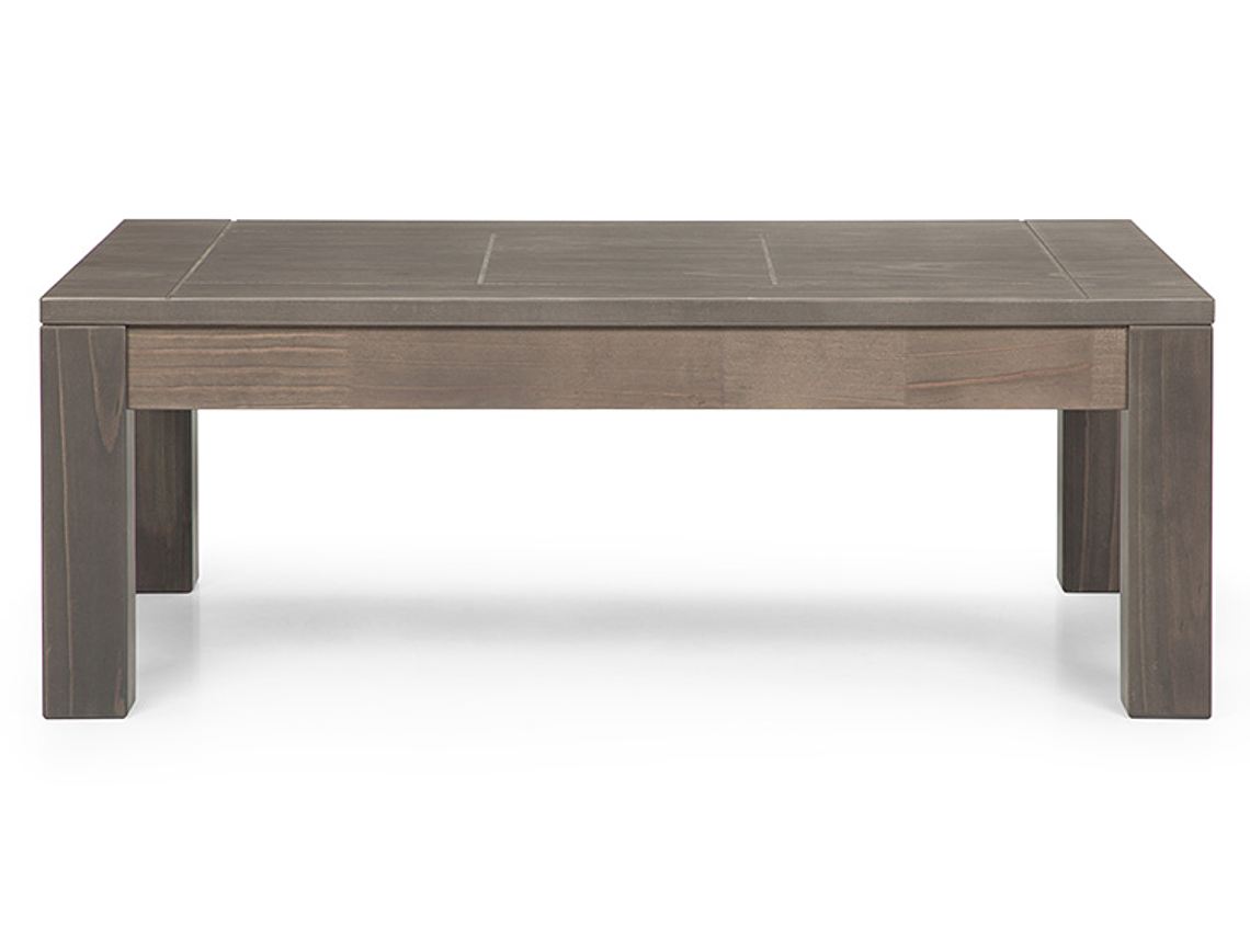 MESA DE CENTRO ROSEN NEW SAPELLY RECTANGULAR CENIZA GRAFITO 110 X 70 CM 1