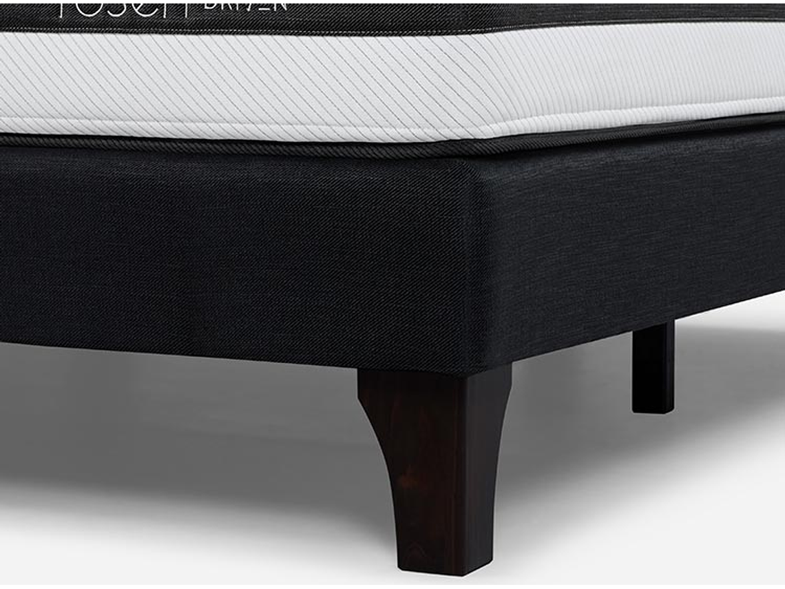 JUEGO DE DORMITORIO ROSEN CAMA EUROPEA DRIVEN 2 PLAZAS + MADERAS NOLITA GRAFITO 6