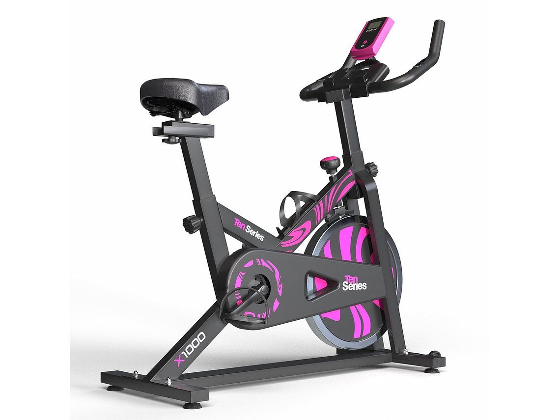 BICICLETA SPINNING X1000PINK TEN SERIES 1
