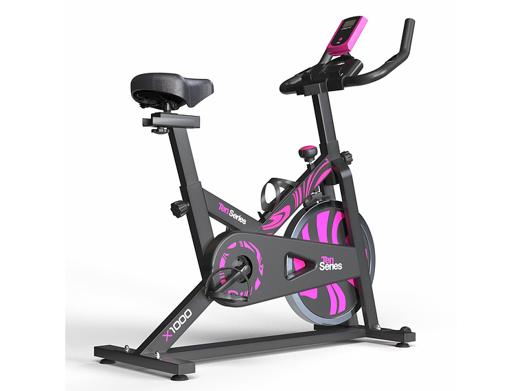 BICICLETA SPINNING X1000PINK TEN SERIES 1