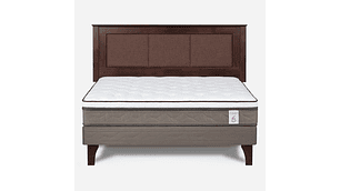 JUEGO DE DORMITORIO ROSEN CAMA EUROPEA STYLE 6 BN 2 PLAZAS + RESPALDO RACHEL