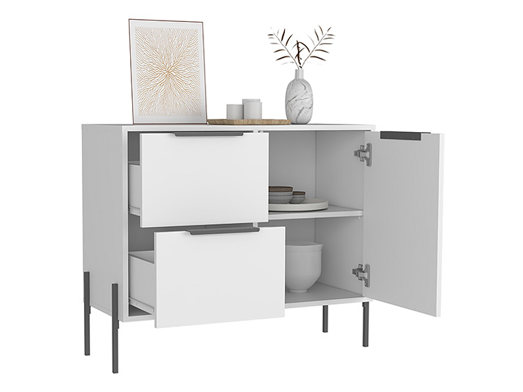 BUFFET TUHOME COLLECTION 1 PUERTA 2 CAJONES BLANCO 2