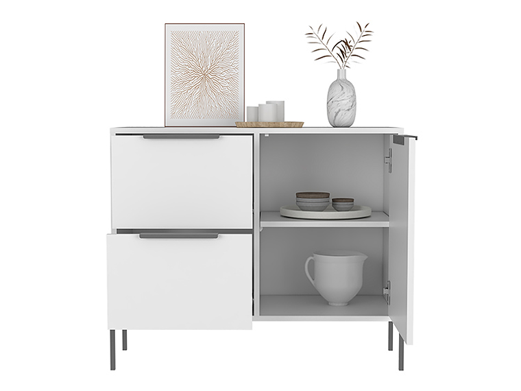 BUFFET TUHOME COLLECTION 1 PUERTA 2 CAJONES BLANCO 8