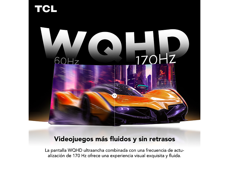 MONITOR GAMER TCL 34' R83Q 170HZ 4K QD-MINILED 1MS 9