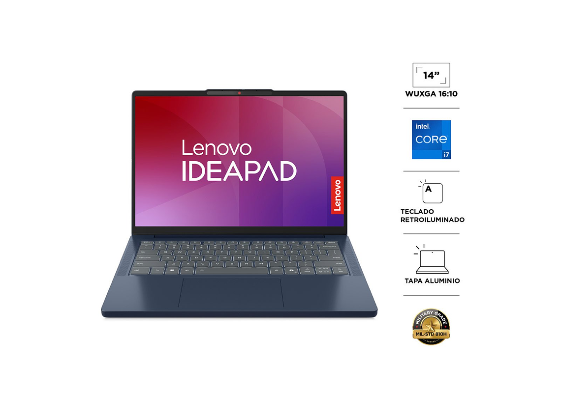 NOTEBOOK LENOVO IDEAPAD SLIM 3 GEN 10 INTEL CORE I7 24GB RAM 512GB SSD 14” 1
