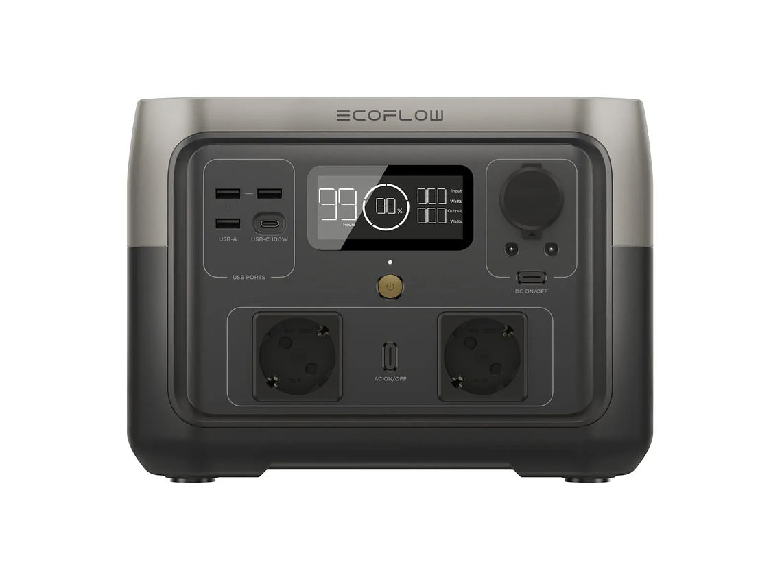 ECOFLOW GENERADOR RIVER 2 MAX 512WH + LINTERNA 3