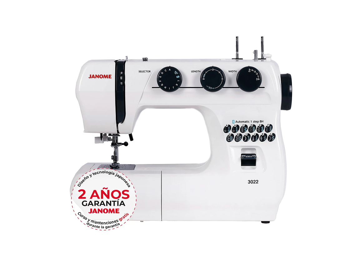 MAQUINA DE COSER JANOME 3022 8